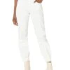 MICHAEL Michael Kors Boyfriend Denim Joggers In Bone