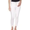 MICHAEL Michael Kors Izzy Skinny Roll Hem Jeans In White -MICHAEL Michael Kors 519lau6h1IL. AC SR736920