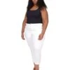 MICHAEL Michael Kors Plus Size High-Rise Crop Skinny Selma Jeans In White -MICHAEL Michael Kors 51LHjN7uJaL. AC SR736920