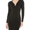 MICHAEL Michael Kors Long Sleeve Center Front Ring Cutout Dress