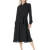 MICHAEL Michael Kors Drapey Crepe Tie Midi Dress