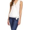 MICHAEL Michael Kors Sleeveless Wrap Tie Top