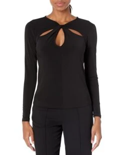 MICHAEL Michael Kors Petite Twist Keyhole Top