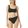 MICHAEL Michael Kors Signature Solids Logo Chain Bikini Top -MICHAEL Michael Kors 61oDLn7V5TL. AC SR736920