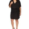 MICHAEL Michael Kors Plus Size Solid Tie Faux Wrap Dress -MICHAEL Michael Kors 61v7UH2ibvL. AC SR736920