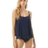 MICHAEL Michael Kors Iconic Solids Double Layer Tankini Top