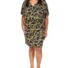 MICHAEL Michael Kors Plus Size Print Tie Faux Wrap Dress