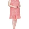 MICHAEL Michael Kors Plus Size Minipalm Ruffle Neck Tank Dress