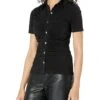 MICHAEL Michael Kors Button Front Ruched Top -MICHAEL Michael Kors 718ZA0nezvL. AC SR736920