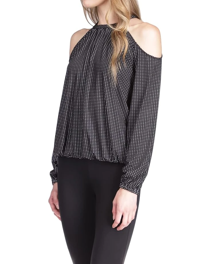 MICHAEL Michael Kors Cold-Shoulder Smock Long Sleeve MICHAEL Michael Kors Cold-Shoulder Smock Long Sleeve -MICHAEL Michael Kors 71BC1RGo8ML. AC SR736920