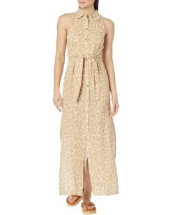 MICHAEL Michael Kors Giraffe Maxi Tie Dress