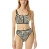 MICHAEL Michael Kors Zebra Zip Front Bikini Top -MICHAEL Michael Kors 71LMqwToJkL. AC SR736920