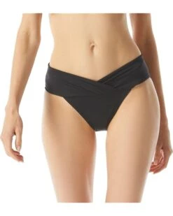 MICHAEL Michael Kors Essentials Euro Gathered Bikini Bottoms
