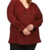 MICHAEL Michael Kors Plus Size Solid Raglan Peasant Tunic -MICHAEL Michael Kors 71Q2ASX1vsL. AC SR736920