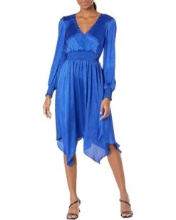 MICHAEL Michael Kors Petite Fractal Zebra Plisse Dress