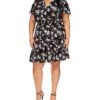 MICHAEL Michael Kors Plus Size Botanical Short Sleeve Wrap Dress -MICHAEL Michael Kors 71SzSf0733L. AC SR736920