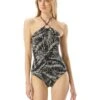 MICHAEL Michael Kors Sonoran Palm Logo Ring Halter One-Piece -MICHAEL Michael Kors 71TQN1mp9fL. AC SR736920