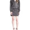 MICHAEL Michael Kors Shimmer Button Boyfriend Cardigan