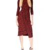 MICHAEL Michael Kors Lace Asymmetrical Border Midi