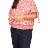 MICHAEL Michael Kors Plus Size Palm Kimono Top