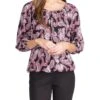 MICHAEL Michael Kors Paisley Peasant Top