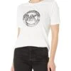 MICHAEL Michael Kors Short Sleeve Zebra Charm Logo Tee