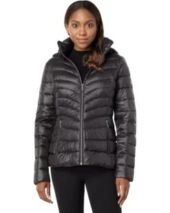 MICHAEL Michael Kors Short Curved Pattern Packable Down Jacket M825348QZ