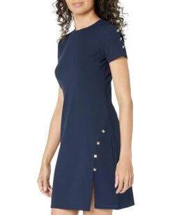 MICHAEL Michael Kors Pyramid Button Dress