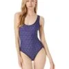 MICHAEL Michael Kors Signature Logo Scoop One-Piece