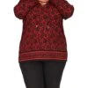 MICHAEL Michael Kors Plus Size Lace Border Lace-Up Top