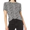 MICHAEL Michael Kors Zebra Petal Sleeve Top
