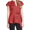 MICHAEL Michael Kors Wildcat Asymmetrical Hank Hem Top