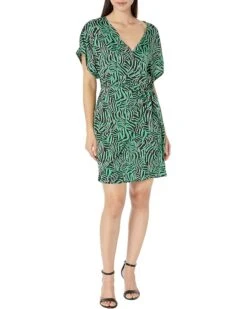 MICHAEL Michael Kors Pop Zebra Tie Wrap Dress