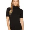MICHAEL Michael Kors Short Sleeve Solid Mock Neck -MICHAEL Michael Kors 81MGZ3rk4TL. AC SR736920