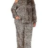 MICHAEL Michael Kors Plus Size Cheetah Straight Leg Pants