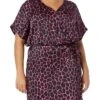 MICHAEL Michael Kors Plus Size Giraffe Wrap Dress