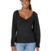 MICHAEL Michael Kors Petite Long Sleeve Puff Sleeve Ruched Top 2 MICHAEL Michael Kors Petite Long Sleeve Puff Sleeve Ruched Top -MICHAEL Michael Kors 81fmLXRKvCL. AC SR736920
