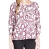 MICHAEL Michael Kors Petite Paisley Peasant Top -MICHAEL Michael Kors 81gvfaLEyeL. AC SR736920