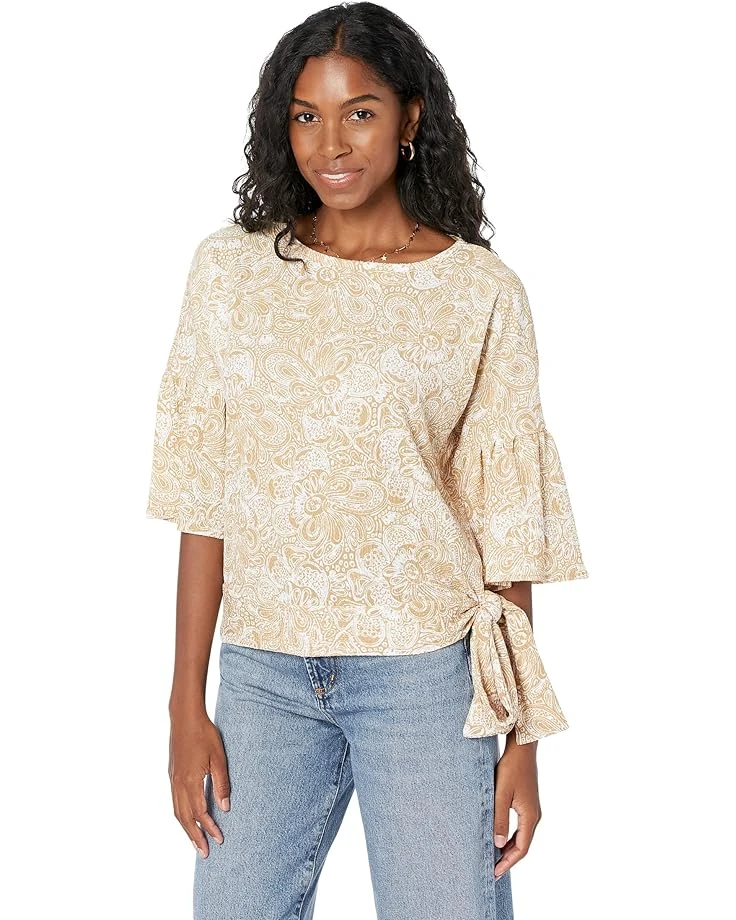 MICHAEL Michael Kors Petite Batik Paisley Flounce Sleeve T-Shirt MICHAEL Michael Kors Petite Batik Paisley Flounce Sleeve T-Shirt -MICHAEL Michael Kors 81mCNakQcOL. AC SR736920