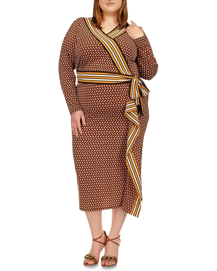 MICHAEL Michael Kors Plus Size Geo Border Wrap Top MICHAEL Michael Kors Plus Size Geo Border Wrap Top -MICHAEL Michael Kors 81ur7UAQGPL. AC SR736920