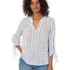 MICHAEL Michael Kors Vacay Stripe Tie Top