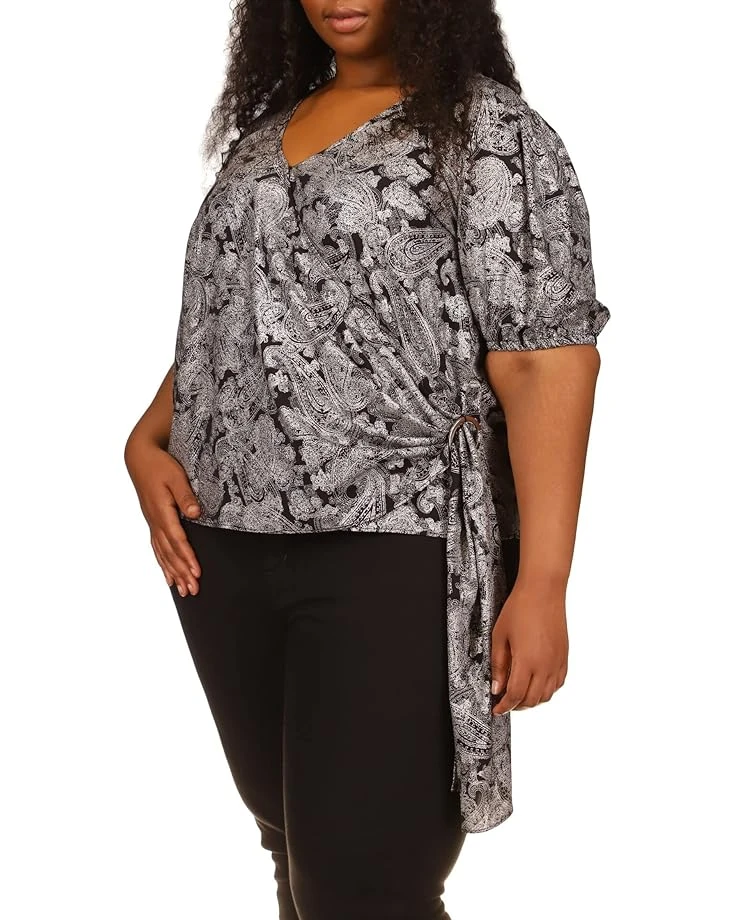 MICHAEL Michael Kors Plus Size Foil Paisley Wrap Top MICHAEL Michael Kors Plus Size Foil Paisley Wrap Top -MICHAEL Michael Kors 81ygIUpyrgL. AC SR736920