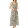 MICHAEL Michael Kors Abstract Animal Logo Chain Maxi Dress