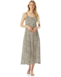 MICHAEL Michael Kors Abstract Animal Logo Chain Maxi Dress