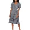 MICHAEL Michael Kors Petite Print Tie Back Midi Dress -MICHAEL Michael Kors 81zn1xvU16L. AC SR736920