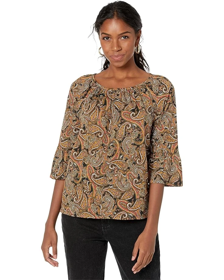 MICHAEL Michael Kors Petite Paisley Flare Sleeve Top MICHAEL Michael Kors Petite Paisley Flare Sleeve Top -MICHAEL Michael Kors 91gxxj8 yL. AC SR736920