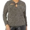 MICHAEL Michael Kors Plus Size Giraffe Twist Keyhole Top 2 MICHAEL Michael Kors Plus Size Giraffe Twist Keyhole Top -MICHAEL Michael Kors 91pnXD2DktL. AC SR736920